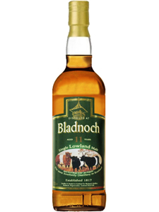 Bladnoch 12 Jahre Highland Cattle Label