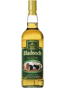 Bladnoch 19 Jahre Highland Cattle Label