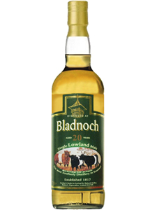 Bladnoch 20 Jahre Highland Cattle Label