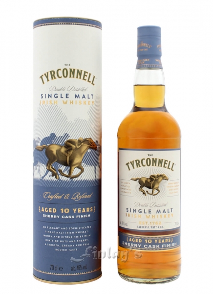 Whisky / Irland / Cooley / The Tyrconnell 10 Jahre Sherry Finish Whiskey  0,7 L